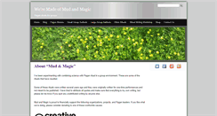 Desktop Screenshot of mudandmagic.com